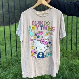 Women’s Hello Kitty “I Can Do Anything” Graphic T-Shirt XL